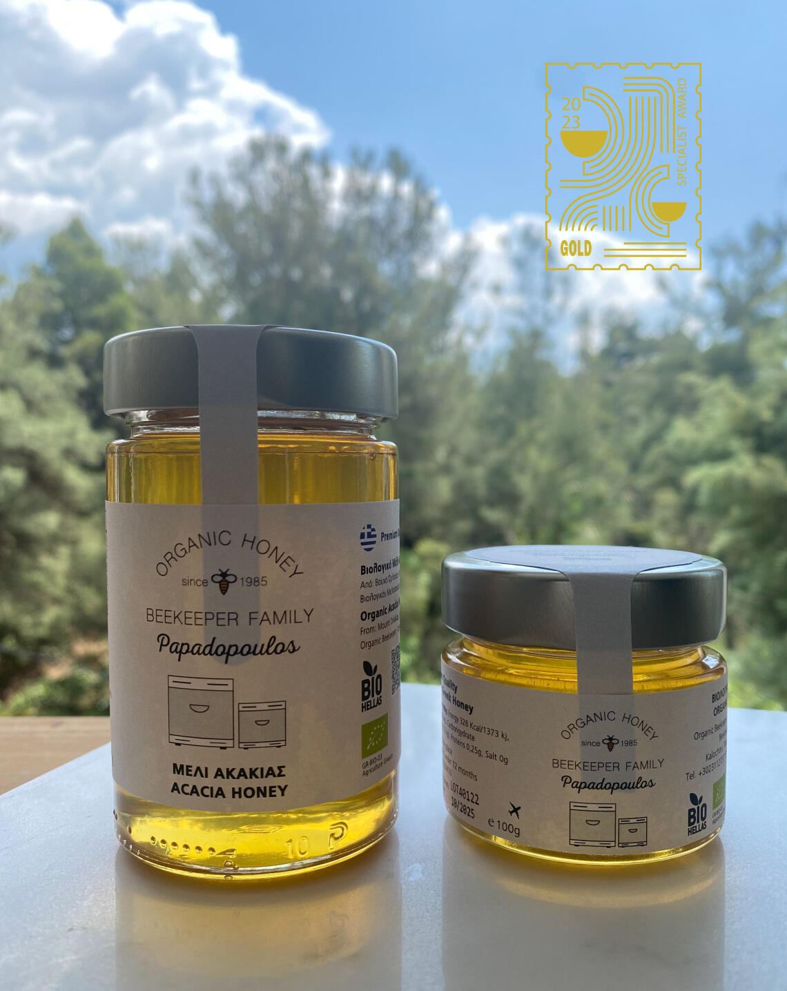 Χρυσό βραβείο για το Βιολογικό Μέλι Ακακίας