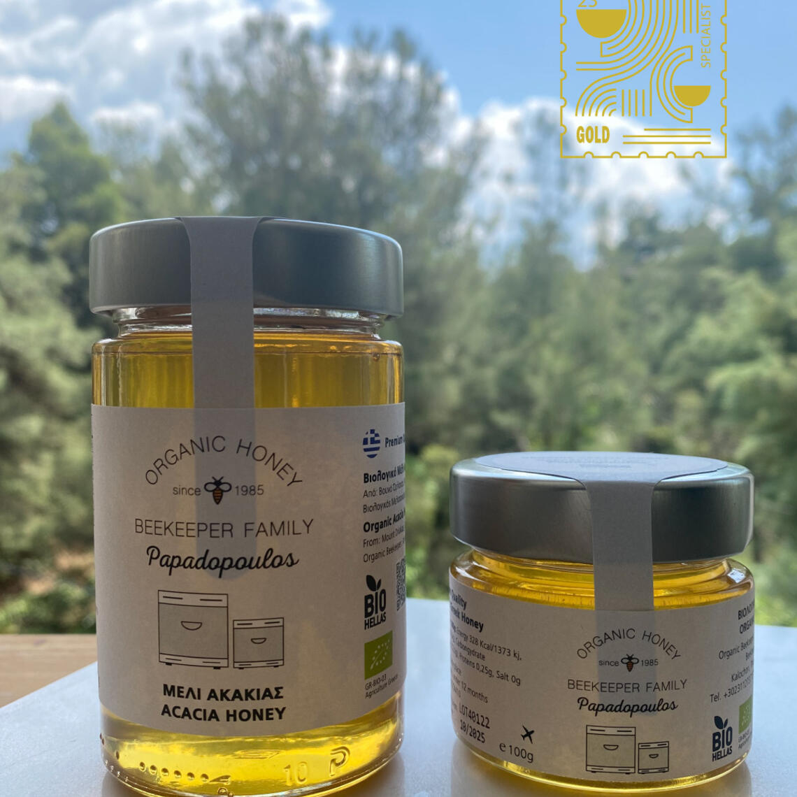 Χρυσό βραβείο για το Βιολογικό Μέλι Ακακίας
